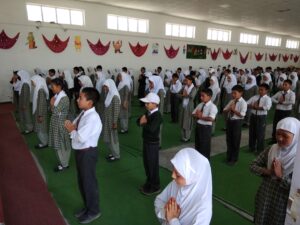 Yoga during Assembly