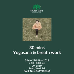 30 min Yogasana & breathwork